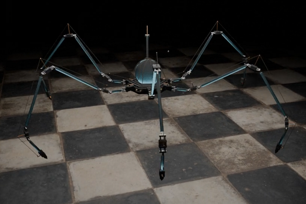 Mechanical Walker 3D model and animation
